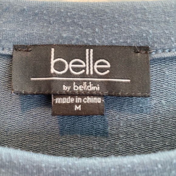 Belle by Belldini women’s top in robin egg blue - Picture 2 of 3